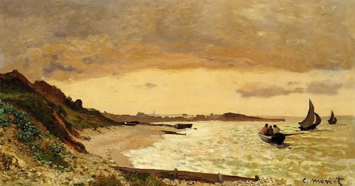 Claude Monet The Coast at Sainte-Adresse